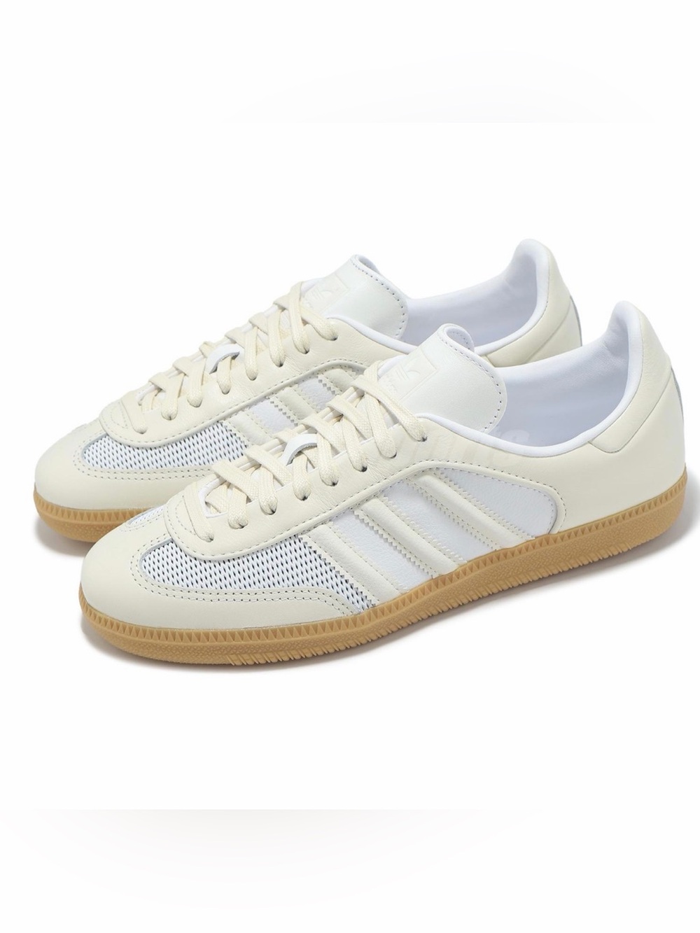 Adidas samba quiet luxury OG cream leather sleek sneakers size 5.5